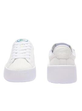 Sneakers Lacoste Carnaby Plat Bianche per Donna