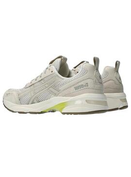 Scarpe Asics Gel 1090 V2 Bianche e Neon per Donna.