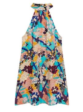 Abito Superdry Aqua Multicolore per Donna