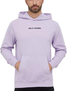 Felpa Helly Hansen Core Viola per Uomo