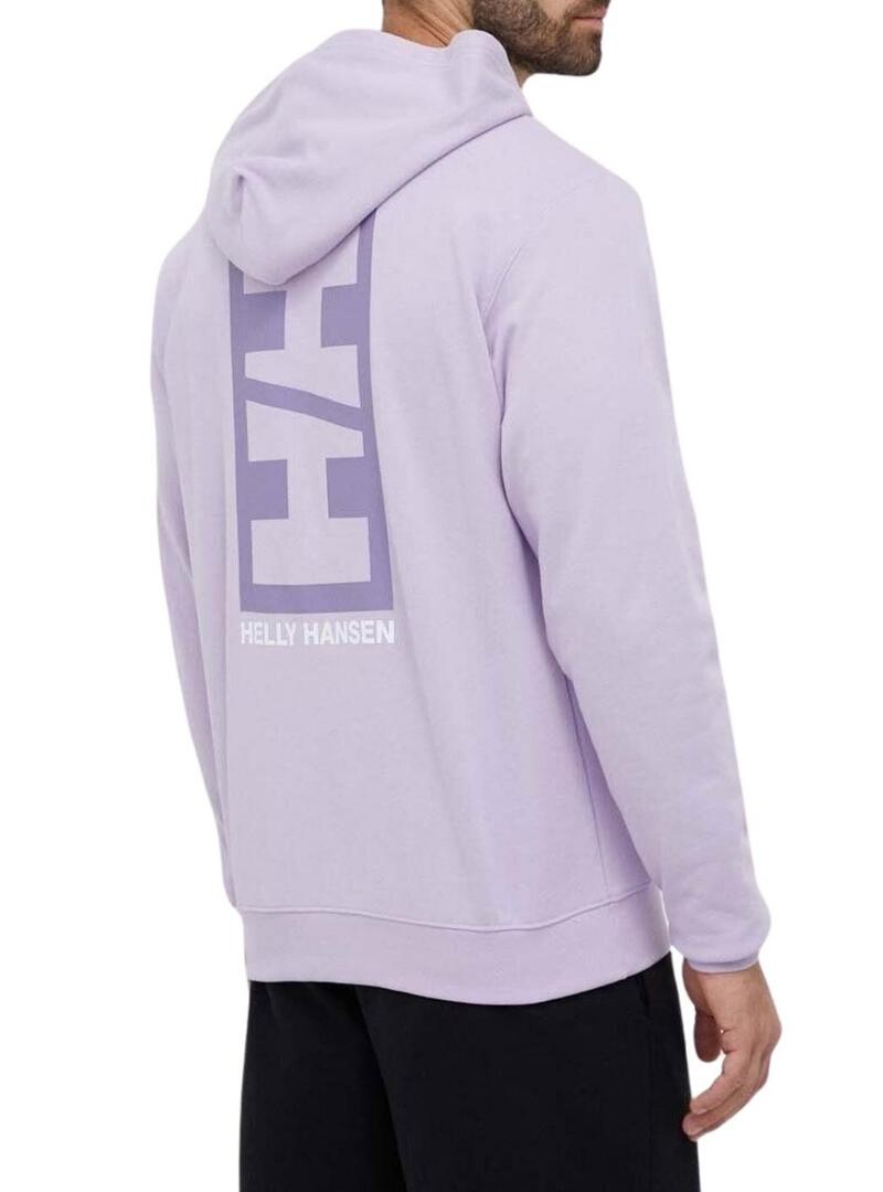 Felpa Helly Hansen Core Viola per Uomo