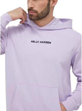 Felpa Helly Hansen Core Viola per Uomo