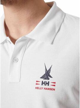 Maglietta polo Helly Hansen Koster bianca per uomo