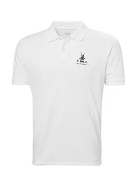 Maglietta polo Helly Hansen Koster bianca per uomo