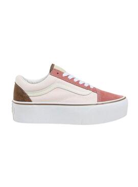 Scarpe da ginnastica Vans Old Skool Platform Rosa per Donne