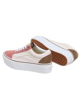 Scarpe da ginnastica Vans Old Skool Platform Rosa per Donne