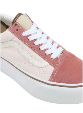 Scarpe da ginnastica Vans Old Skool Platform Rosa per Donne