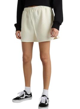 Pantaloncini Vans Sabine Beige Per Donna