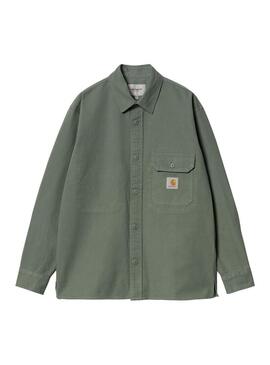 Camicia sovrapposta Carhartt Reno verde per uomo