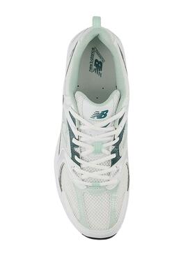 Sneakers New Balance 530 Bianco Verde per Donna