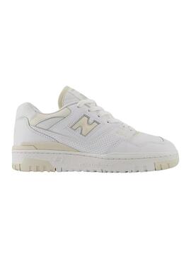 Scarpe da ginnastica New Balance 550 bianche beige per donna