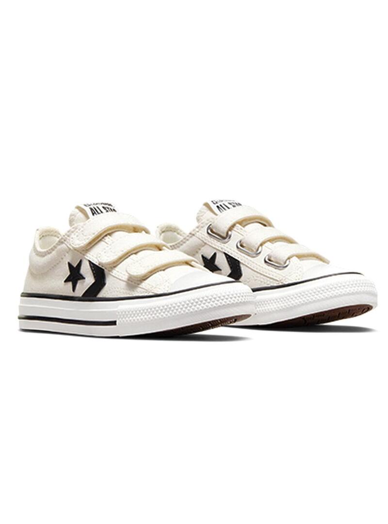 Sneakers Star Player Easy-On beige per bambini.