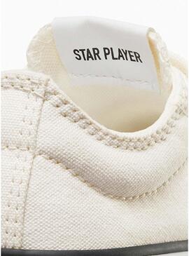 Sneakers Star Player Easy-On beige per bambini.