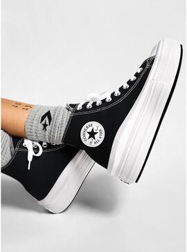 Scarpe Chuck Taylor All Star Move nere da donna