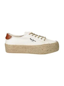 Scarpe Pepe Jeans Kyle Bianche per Donna