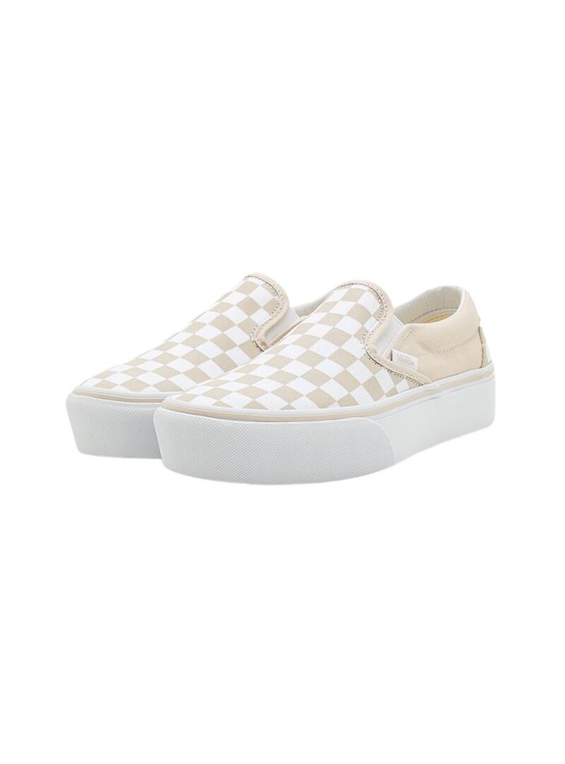 Scarpe da ginnastica Vans Classic Beige per donna