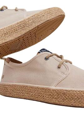 Sneakers Pepe Jeans Port Tourist Beige Uomo