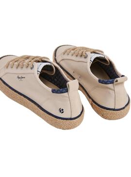 Scarpe Pepe Jeans Port Basic Beige per uomo