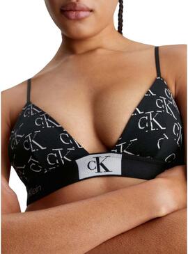 Reggiseno Calvin Klein non foderato nero