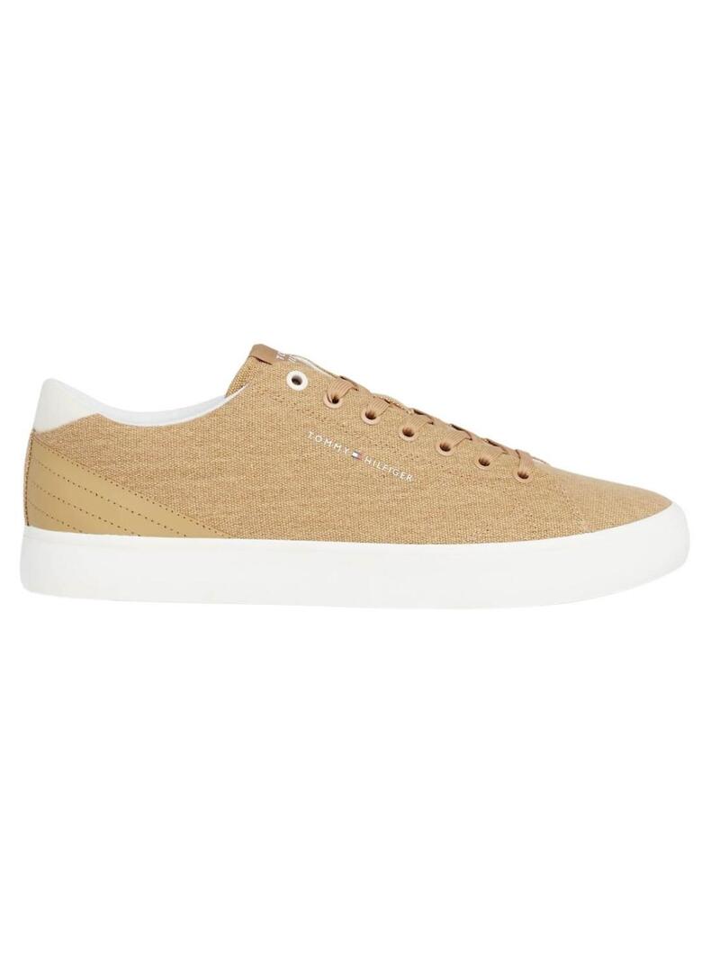 Sneakers Tommy Hilfiger Essential Camel per Uomo