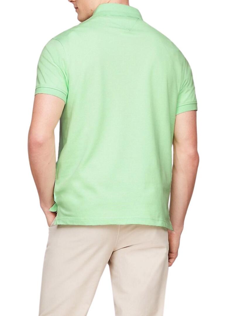 Polo Tommy Hilfiger 1985 Verde Menta Per Uomo