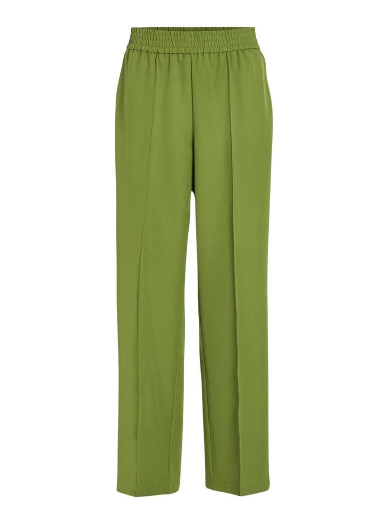 Pantaloni Vila Winnie Verde per Donna