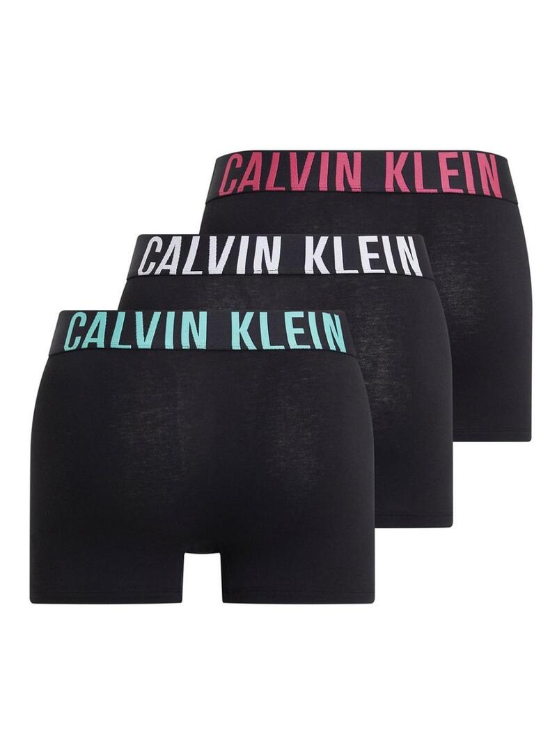 Scatola di boxer Calvin Klein Jeans neri per uomo