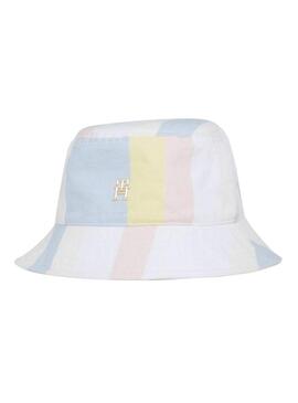 Cappello Tommy Hilfiger Beach Summer Stripes Multi Donna