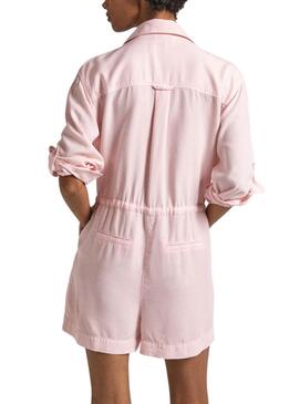 Scimmia vestita Pepe Jeans Elison Rosa per donna.