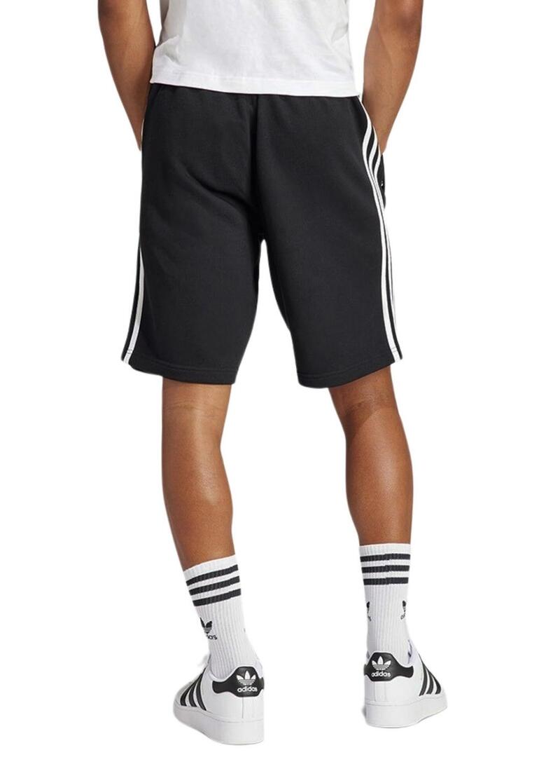 Shorts Adidas Adicolor 3 Stripes neri uomo