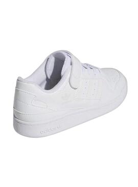 Sneakers Adidas Forum Low Bianche per Ragazza e Ragazzo.