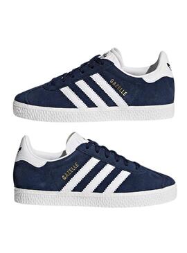 Scarpe Adidas Gazelle Blu Marino per Ragazzo e Ragazza