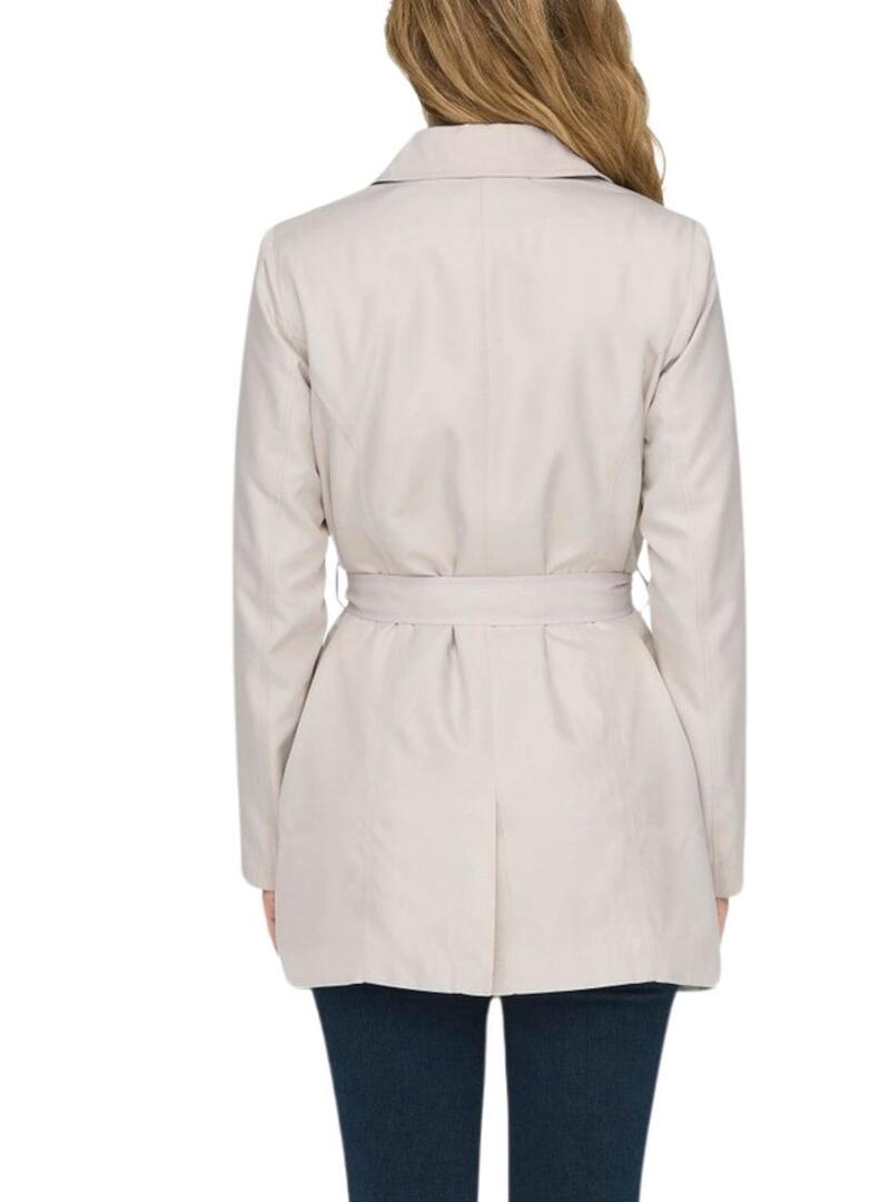 Cappotto Only Valerie beige per donna