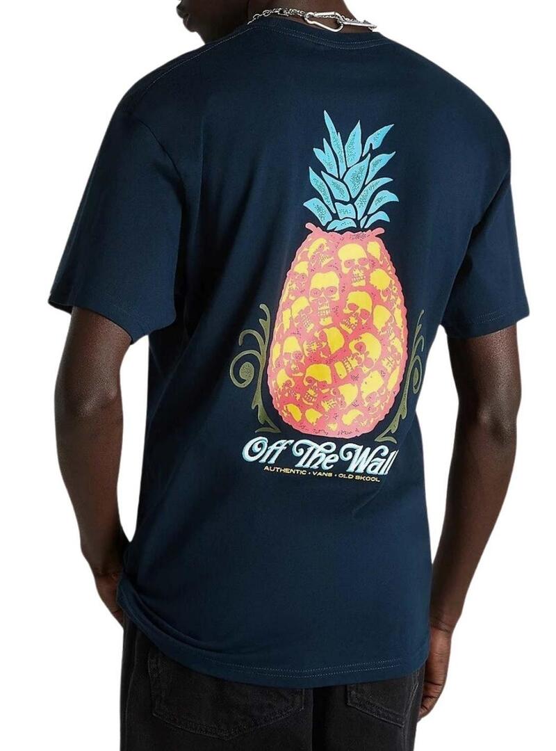 Maglietta Vans Ananas Blu per Uomo