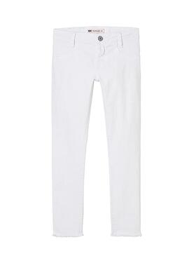 Jeans Levis 710 Bianco Bambina
