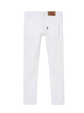 Jeans Levis 710 Bianco Bambina