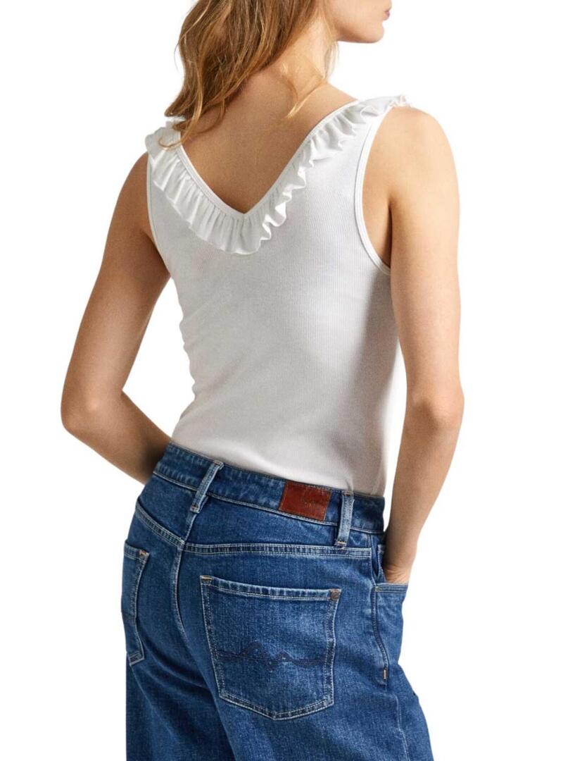 Maglietta Pepe Jeans Leire bianca per donna