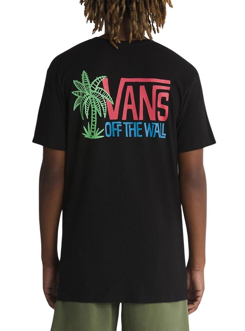 Maglietta Vans Palm Lines nera per uomo