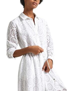 Abito Pepe Jeans Ethel Bianco per donna