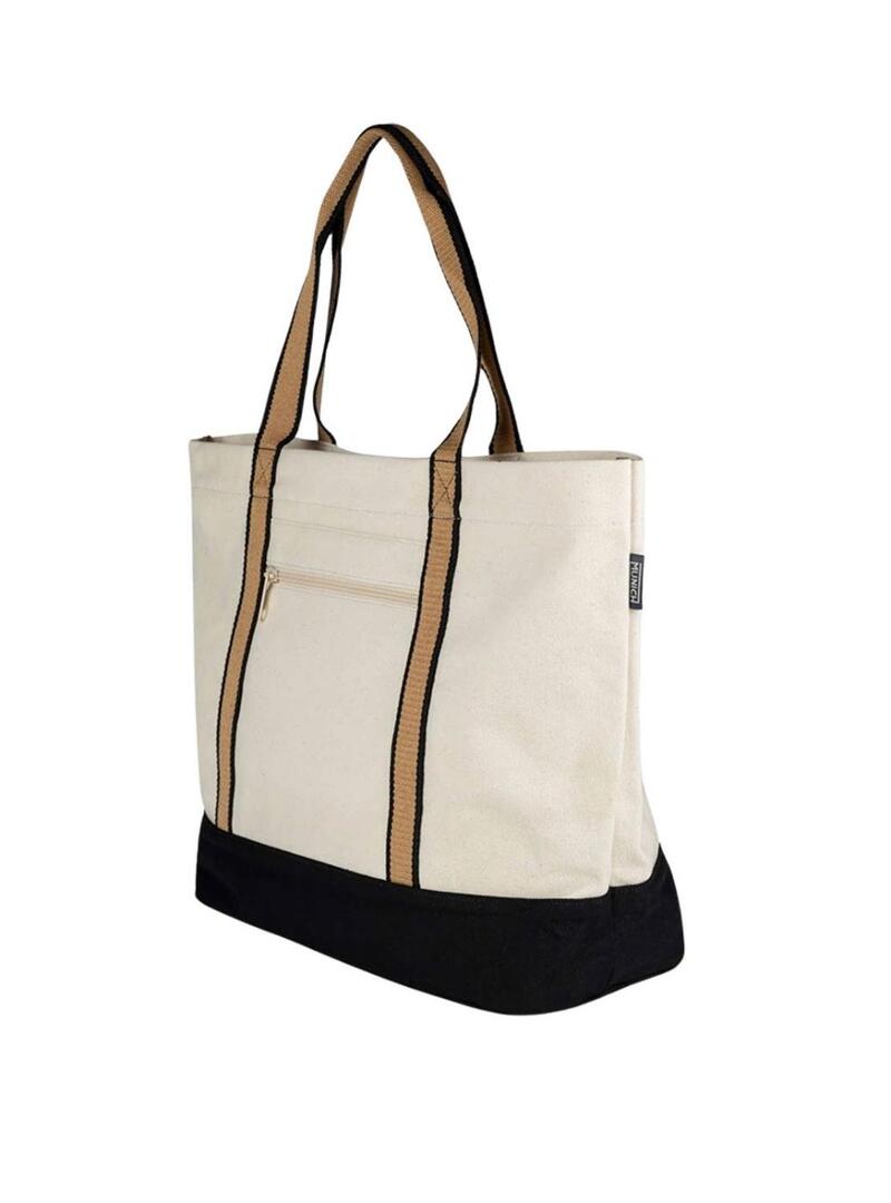 Borsa Munich Go Go Tan Bianco per Donna