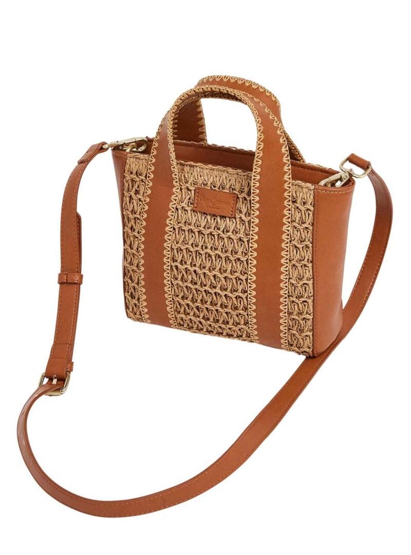 Borsa Pepe Jeans Elisie Quincy Marrone per Donna