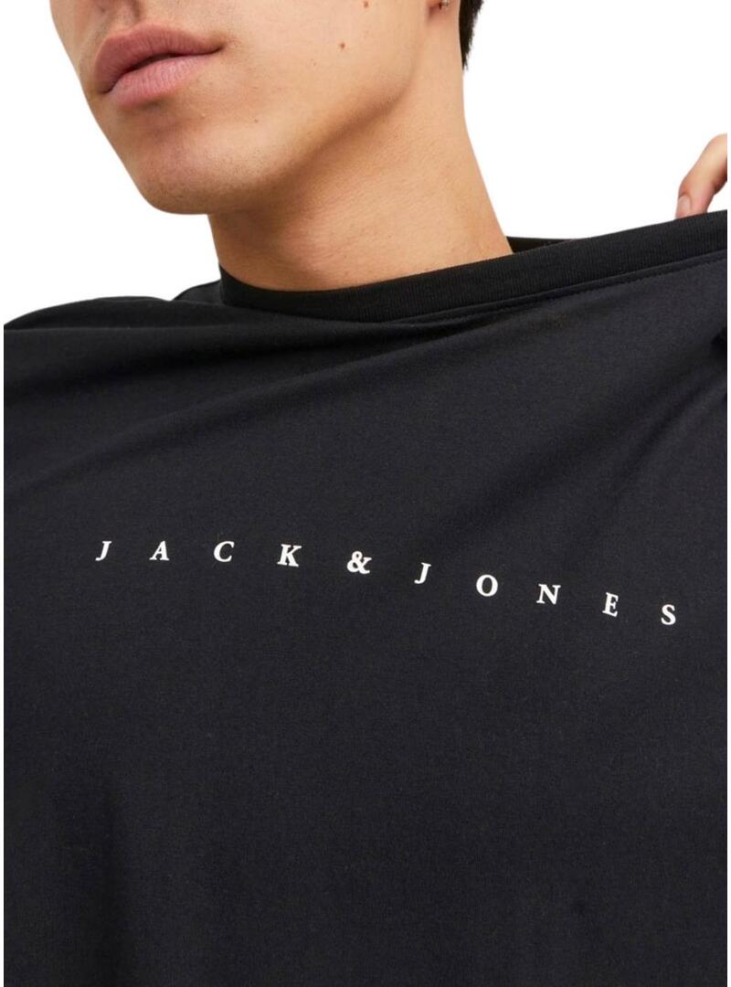 Maglietta Jack and Jones Estar nera per uomo