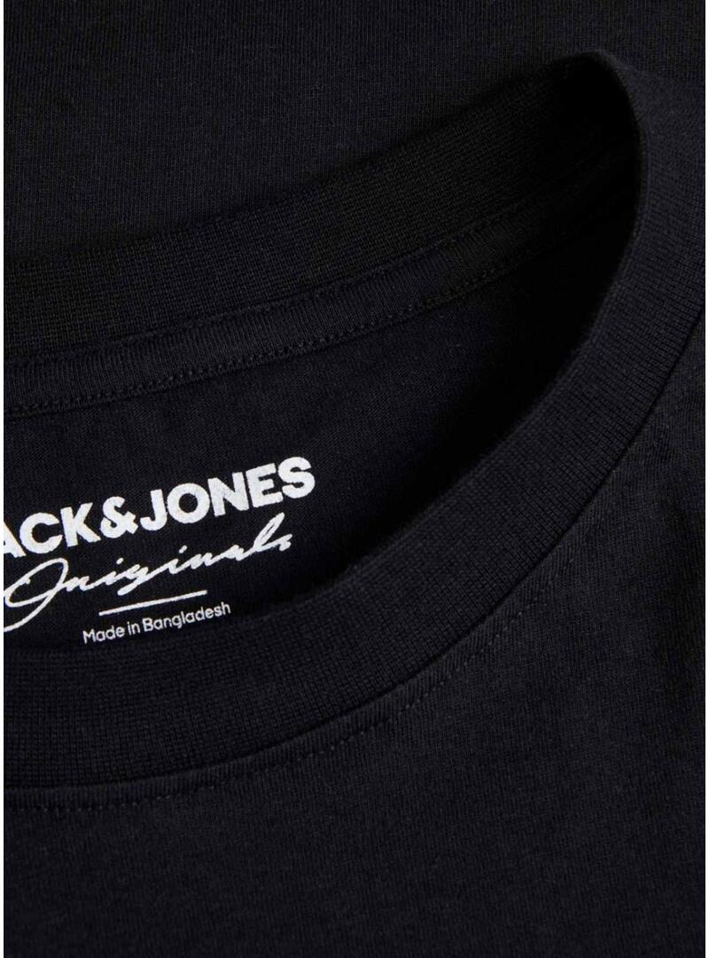 Maglietta Jack and Jones Lafayette nera per uomo