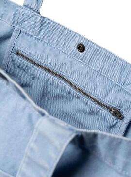 Borsa Carhartt Garrison Tote Denim Chiaro