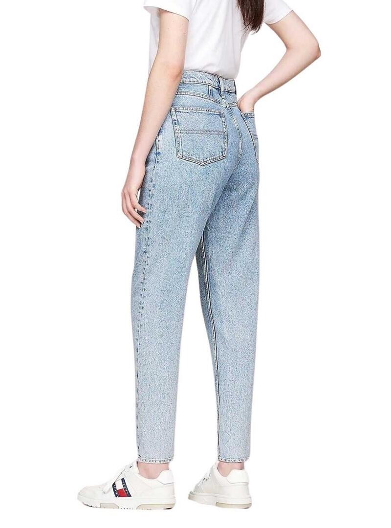 Jeans Tommy Jeans Mom in Denim per donna