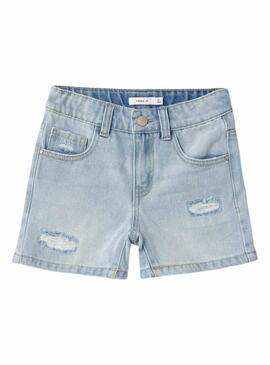 Pantaloncini Name It Rose Blu per Ragazza