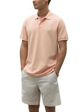 Maglietta Polo Tedalf Arancione Ecoalf per Uomo