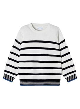 Maglia a righe Mayoral blu marino per bambino