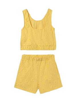 Set Mayoral 2 pezzi Asciugamano Giallo per Bambina