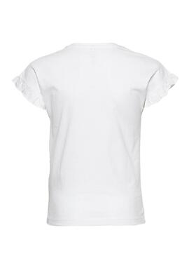 T-Shirt Name It Denise Bianco Bambina